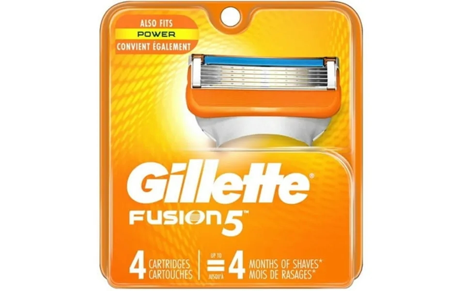 Gillette Fusion Power Cartridges 4 Each Pack Of 6
