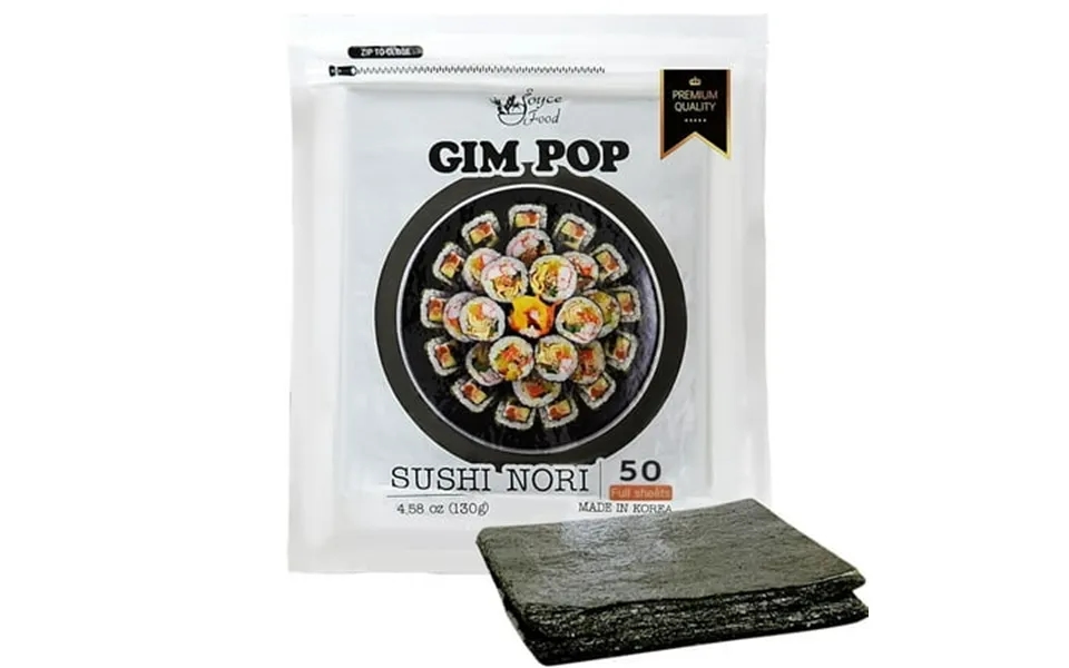 Gim Pop Sushi Nori 50 Full Sheets