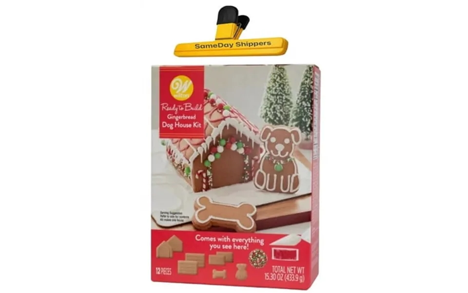 Gingerbread Kits Dog House Kit Ready To Build Gingerbread Doghouse Kit 15
