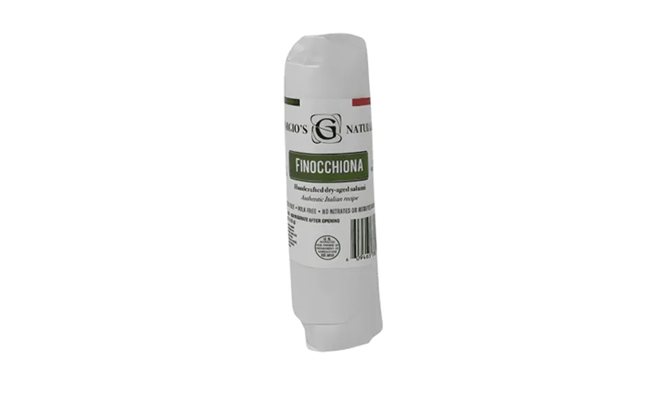 Giorgio S Naturals Finocchiona Handcrafted Dry-aged Salami All-natural Gluten-free Italian Cured Meat With Fennel Seeds