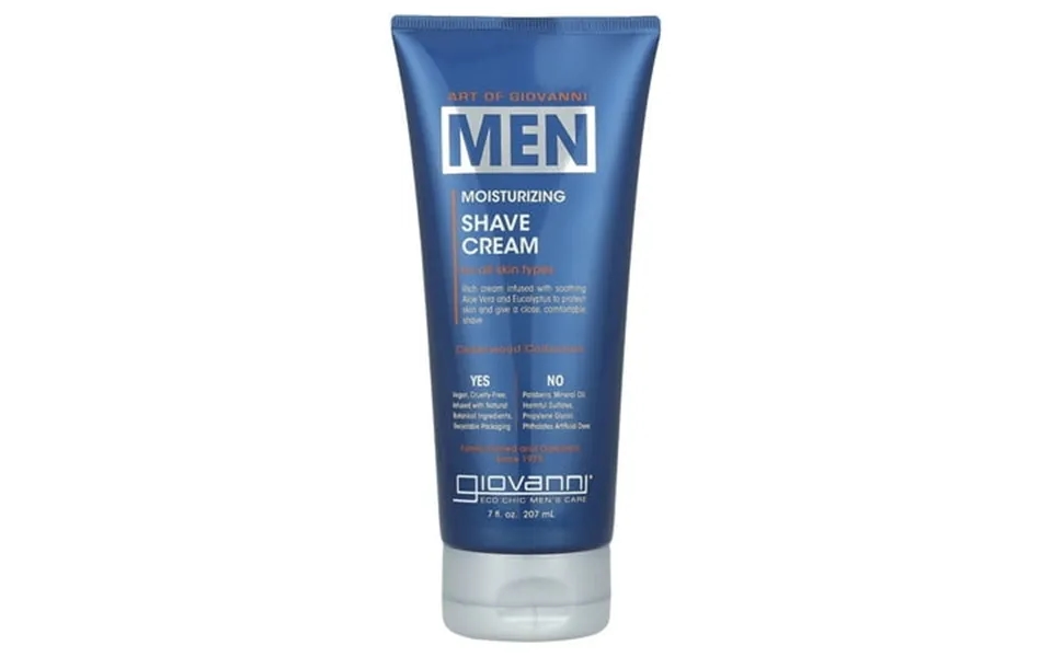 Giovanni Mens Cedarwood Collection Moisturizing Shave Cream 7 Oz Cream