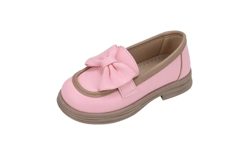 Girls Dress Bow Shoes Kids School Formal Casual For Toddler Little Kid Leather Shoes