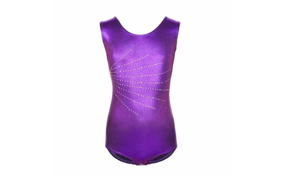Girls Gymnastics Leotards Shiny Diamond Dance Wear Sportswear 5-14 Years Old