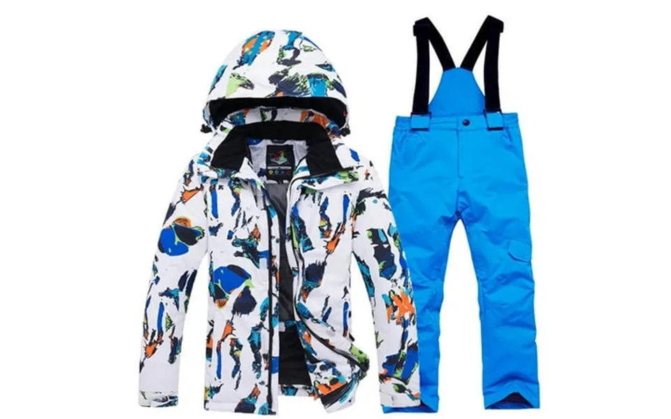 Girls Shirts Pants Set New Ski Suit Boys Girls Outdoor Sports Warm Children S Clothing Fashion 2 Piece Outfit