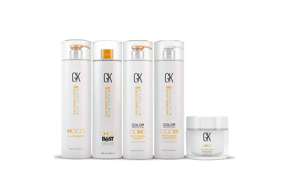 Gk Hair Global Keratin The Best Kit 33.8 Fl Oz 1000ml Smoothing Keratin Hair Treatment Professional Brazilian Complex Bl