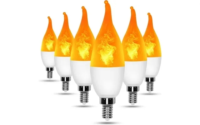 Gkcity 3 Watts Led Decorative Light Bulbs 1400 Kelvin 6 Pack Energy Saving product image