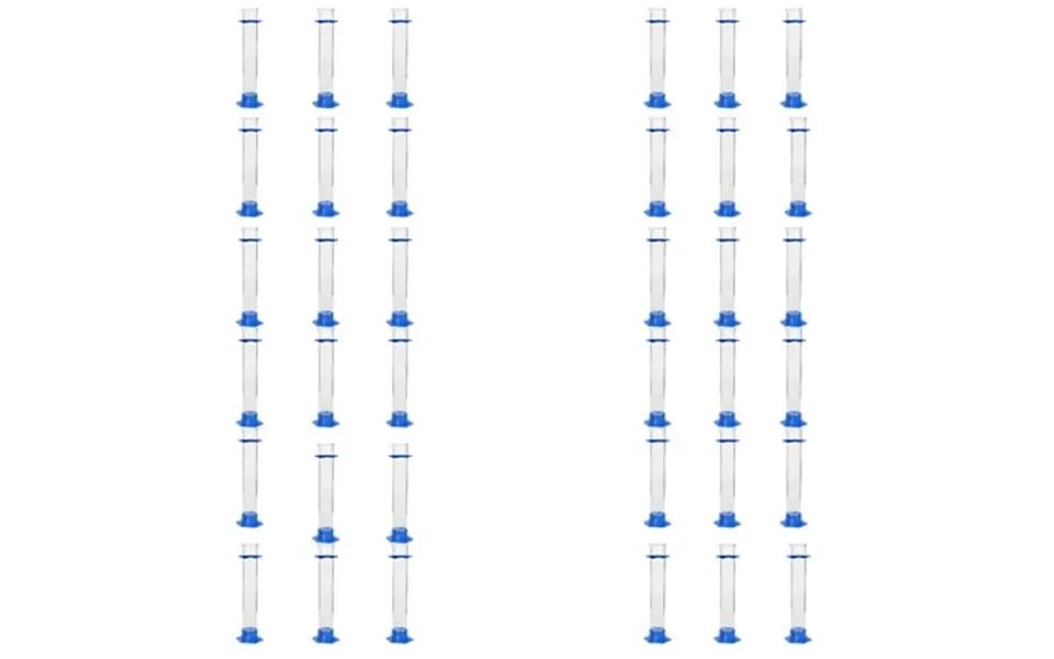 Glass Graduated Cylinder With Plastic Hex Base And Bumper Guard 25ml Case Of 36 By Go Science Crazy