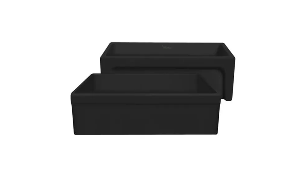 Glencove 30 Reversible Matte Kitchen Fireclay Sink With Elegant Beveled Front Apron On One Side And A Decorative 2 Lip P