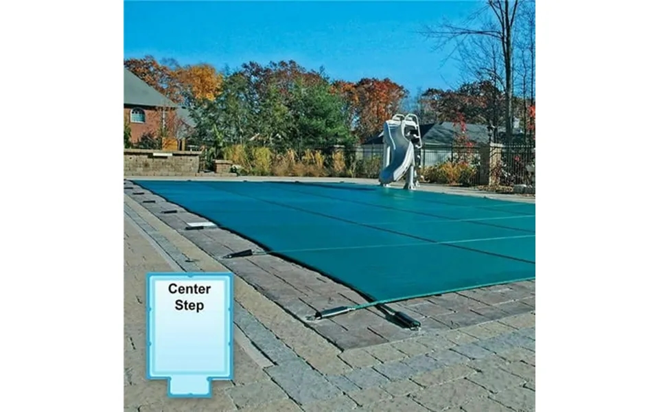 Gli Pool Products 201632reces48sapgrn 16 X 32 Ft. Green Mesh Safety Cover