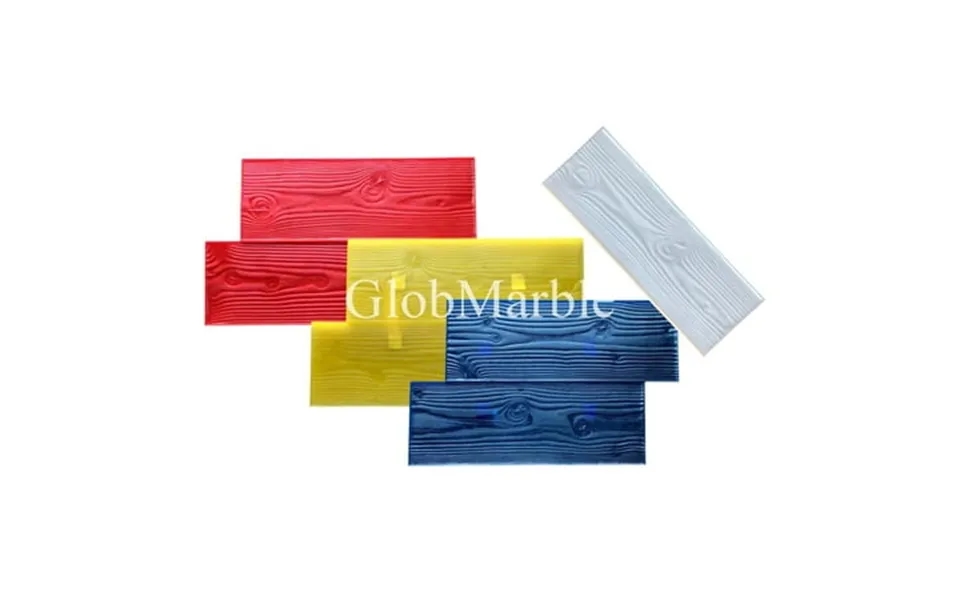 Globmarble Wood Plank Pattern Concrete Vertical Stamp Mat Wsm 105000 S