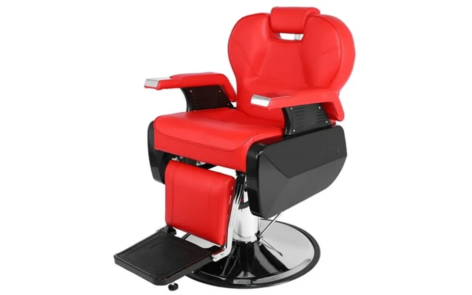 Godecor Heavy Duty Barber Chair Salon Equipment For Hair Stylist Red