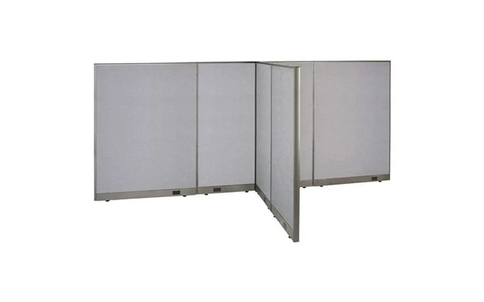 Gof T-shaped Freestanding Partition 60d X 156w X 72h Office Room Divider