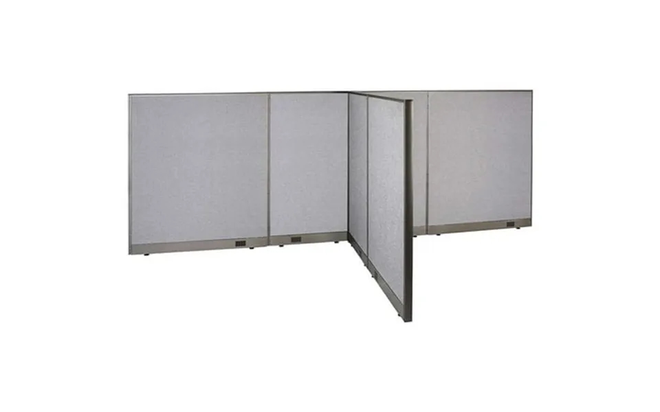 Gof T-shaped Freestanding Partition 66d X 156w X 60h Office Room Divider