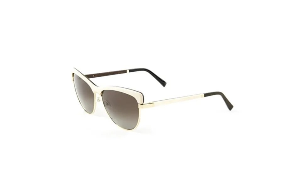 Gold & Wood Altais Cateye Sunglasses 58mm Ivory Wood