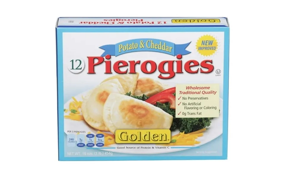 Golden Potato And Cheddar Cheese Pierogies 16 Ounce -- 12 Per Case