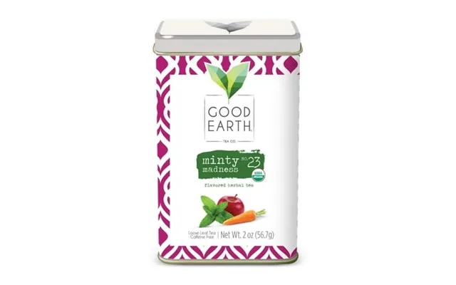 Good Earth Tea Minty Madness - Premium Organic Loose Leaf Herbal Tea Brightness Of Peppermint Sweet Notes Of Organic App product image