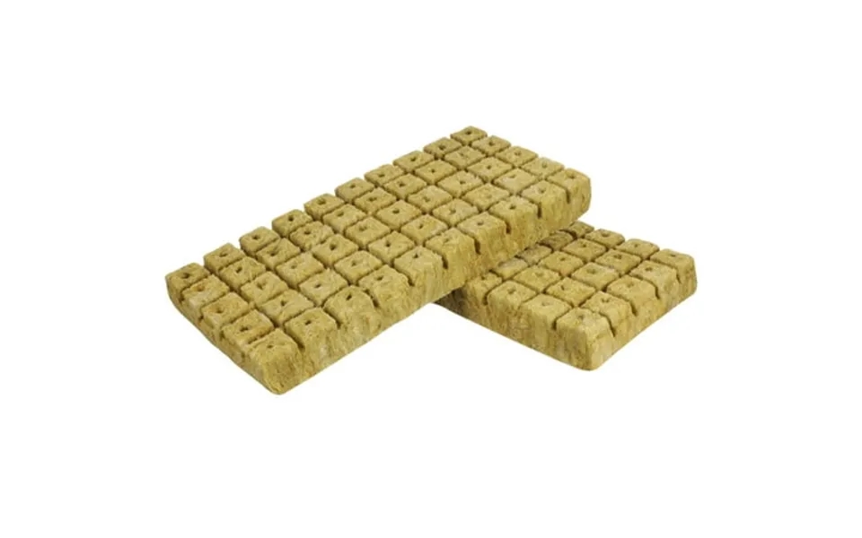 Goohochy 100 Pieces Starter Garden Rock Wool Cubes For Plant Nurseries 3x2
