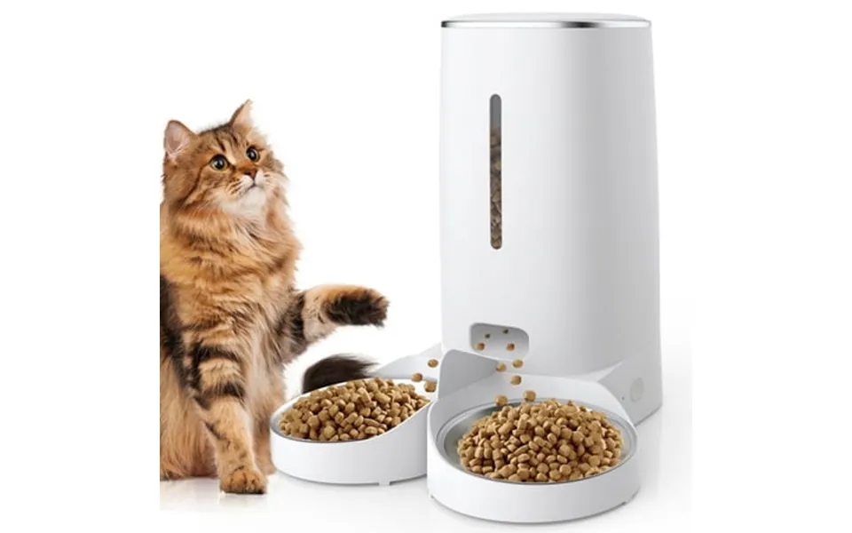 Goovi Automatic Cat Feeders Timed Dog Feeder 4l Programmable Control 1-10 Meals Pet Dry Food Dispenser With Desiccant Ba