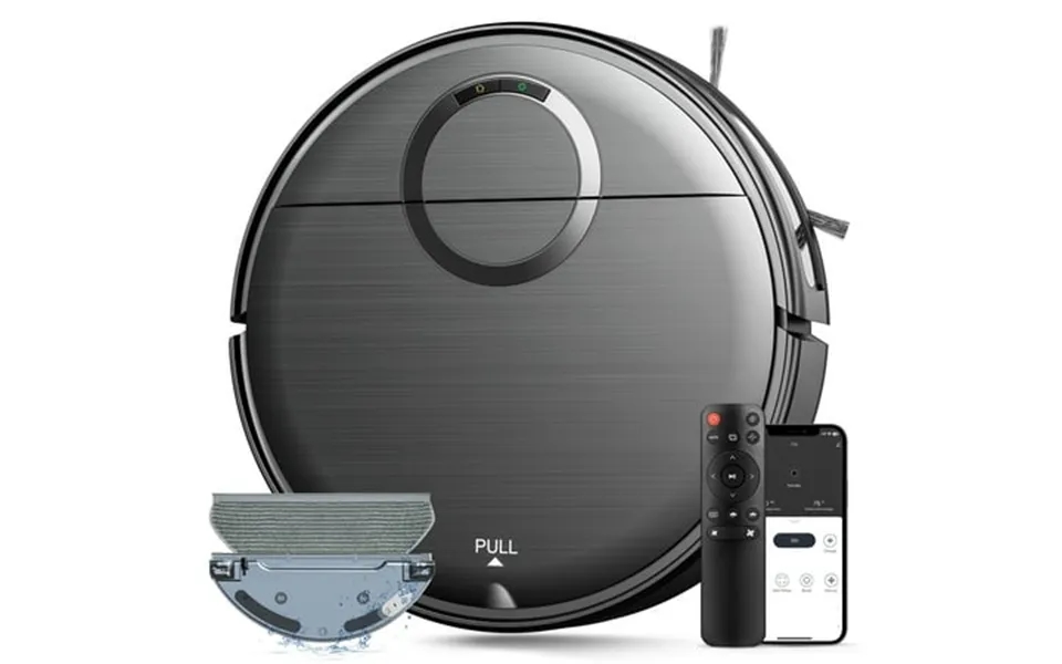 Goovi Robot Vacuum And Mop Combo Robotic Vacuum Cleaner With Schedule Wi-fi App Remote Self-charging Slim Ideal For Hard