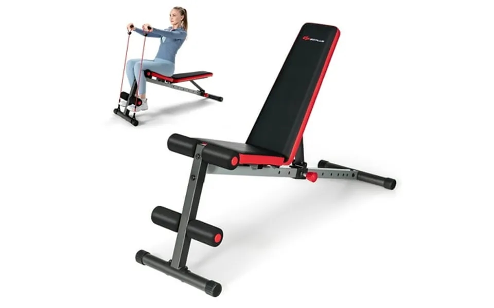 Goplus Multi-function Weight Bench W Adjustable Backrest Home Gym Exercise Equipment