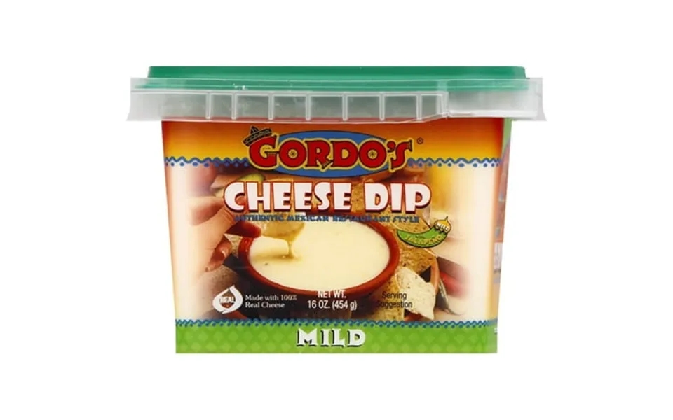 Gordo S Mild Queso Cheese Dip 16 Oz Refrigerated Dip