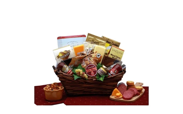 Gourmet Delights Gift Basket Meat And Cheese product image