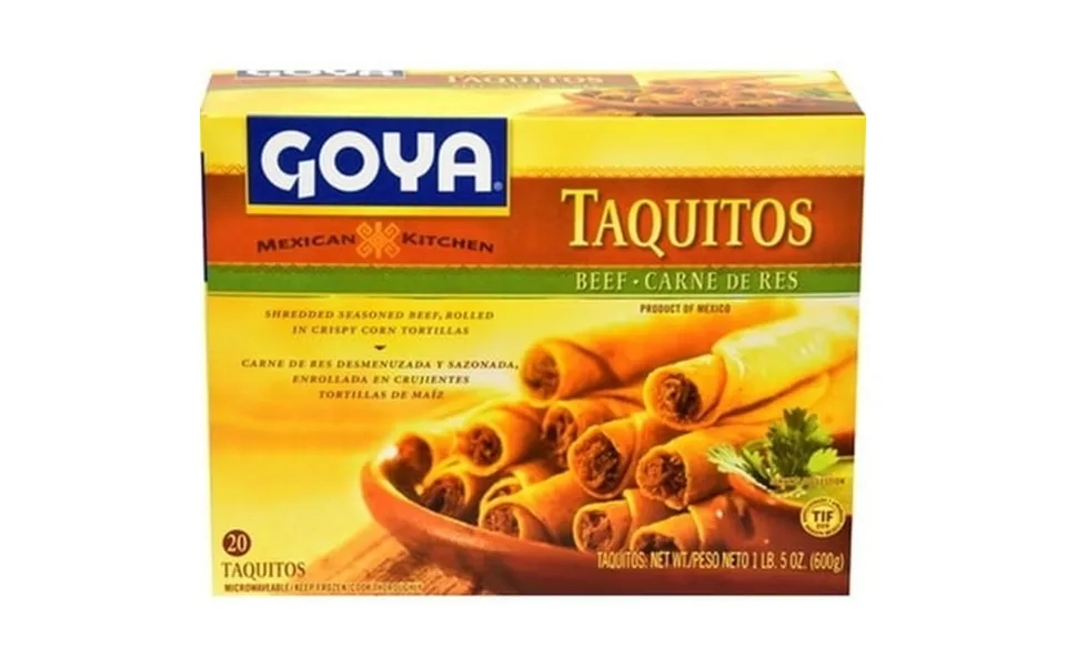 Goya Beef Taquitos 21.164 Ounce -- 12 Per Case