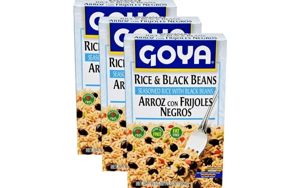 Goya Black Beans And Rice 8 Oz Pack Of 3