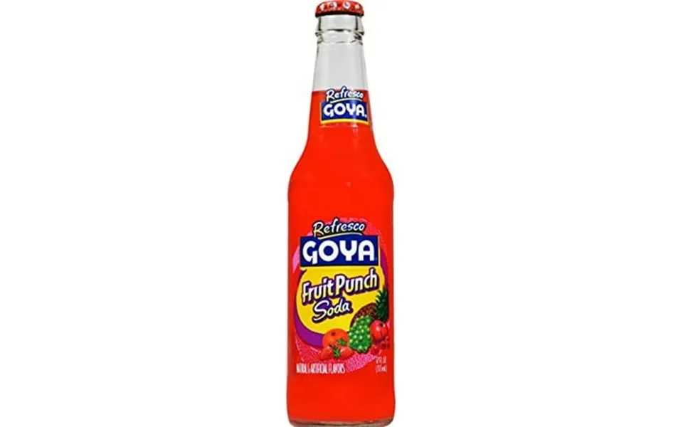 Goya Foods Refresco Fruit Punch Soda 12 Fl Oz Pack Of 24