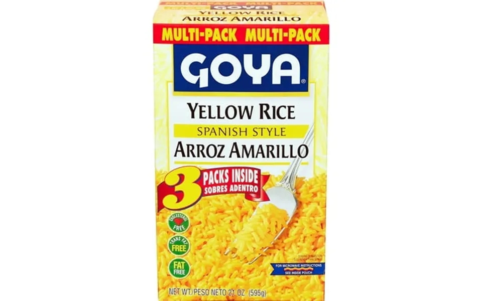 Goya Yellow Rice Mix Multipack 7 Ounce Pack Of 3 Packaging May Vary