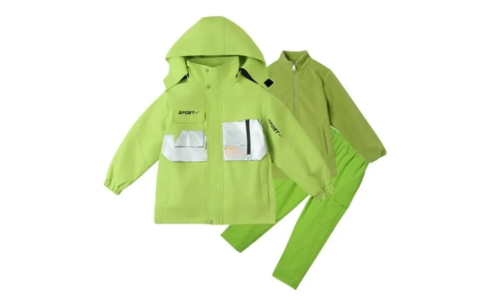 Gpaecead 3-12 Years Kid S Long Sleeve Ski Suit With Warm Inner Lining Elastic Waist Pants Thick And Warm Ski Suit Set Fo