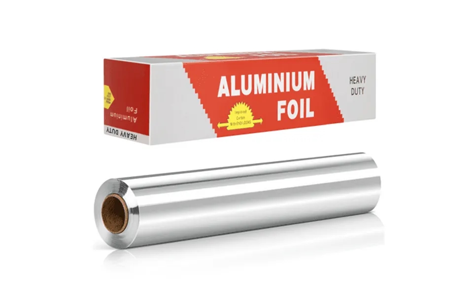 Gped Foil Wrap Strength Aluminum Foil Roll With Serrated Cutter Freezer Safe And Grill Safe Great For Foil Packets And H