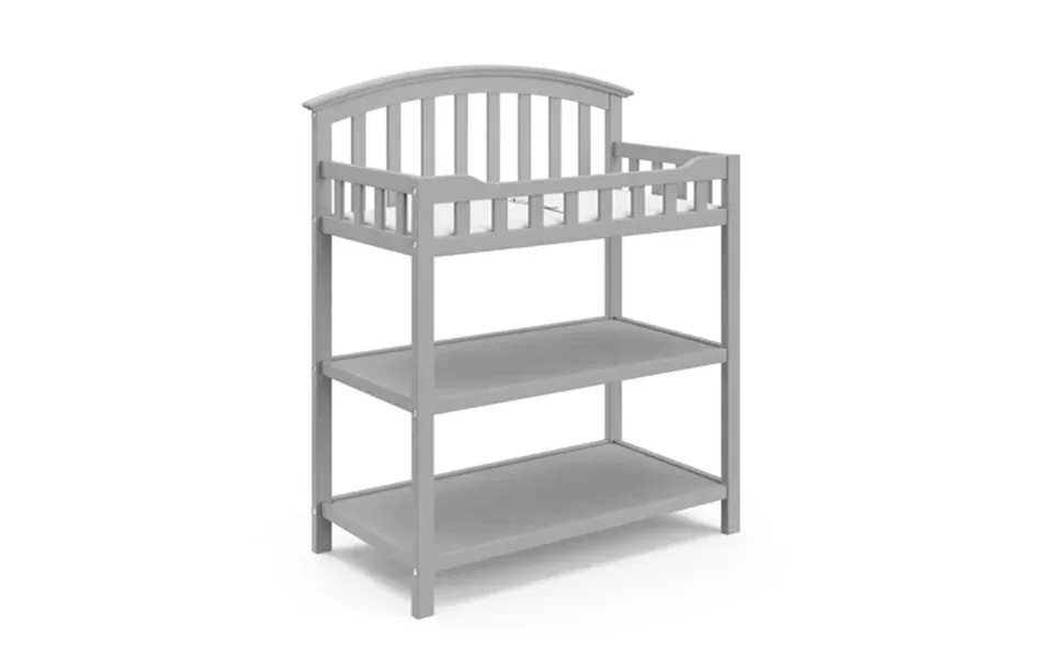 Graco Infant Changing Table With Changing Pad Pebble Gray