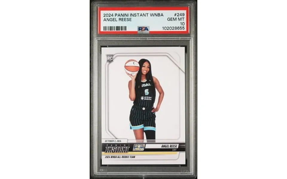 Graded 2024 Panini Instant Wnba Angel Reese 249 Rookie Rc Basketball Card Psa 10 Gem Mint