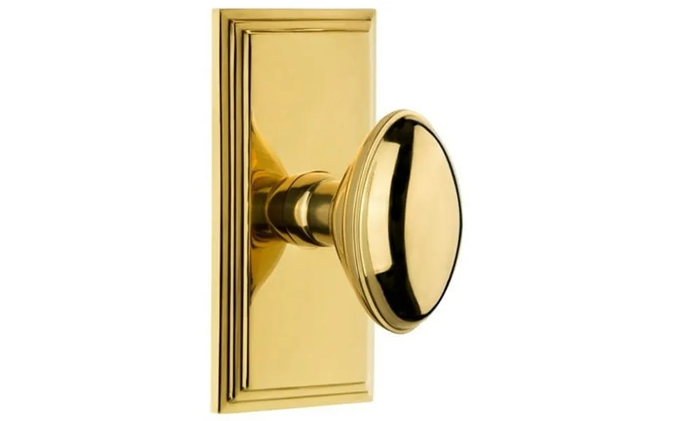 Grandeur Caredn Dd Na Carre Solid Brass Rose Single Dummy Door Knob - Brass