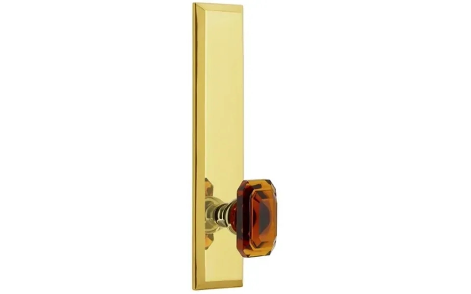 Grandeur Favbca Tp Prv 234 Lh Fifth Avenue Solid Brass Rose Left Handed Tall Plate Privacy