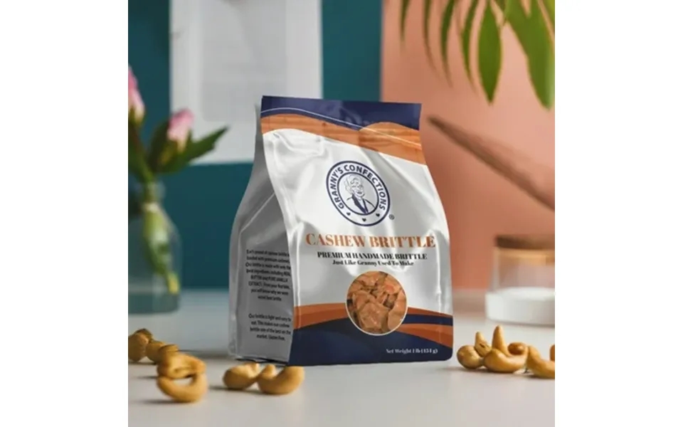 Granny’s Confections Gourmet Cashew Brittle Made With Premium Cashews