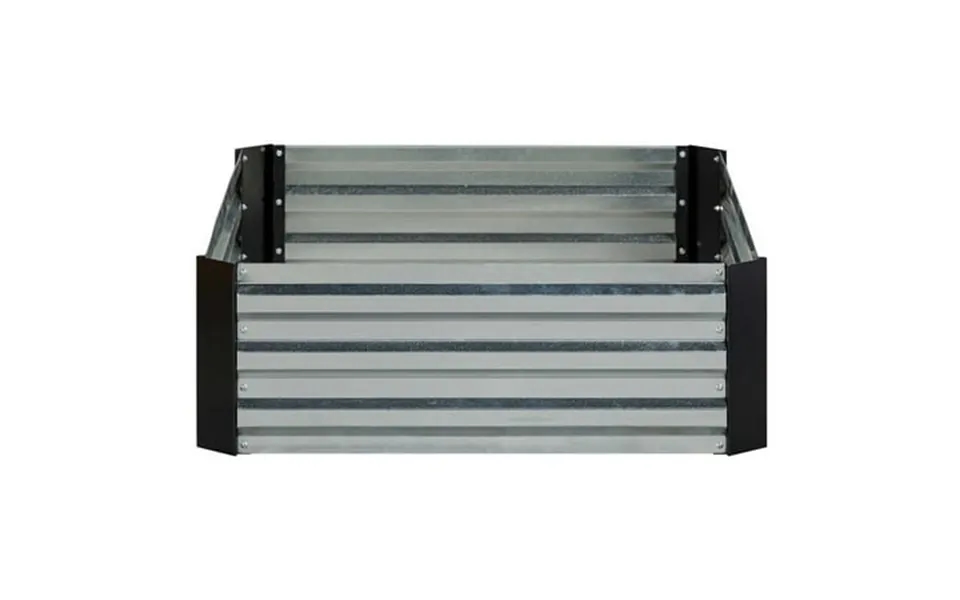 Grapevine Galvanized Steel Raised Garden Bed Rectangular 2-tone