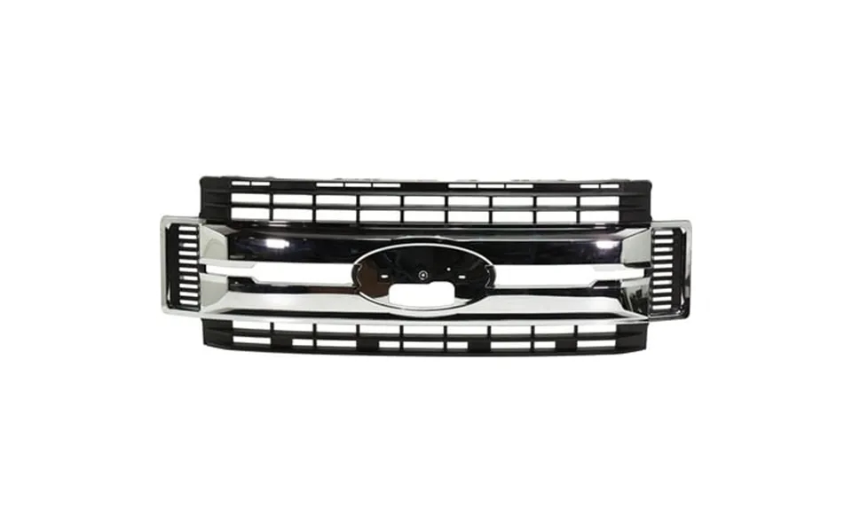 Grille Assembly Compatible With 2017-2019 Ford F-250 Super Duty F-350 Chrome Shell And Insert Capa Certified Certified