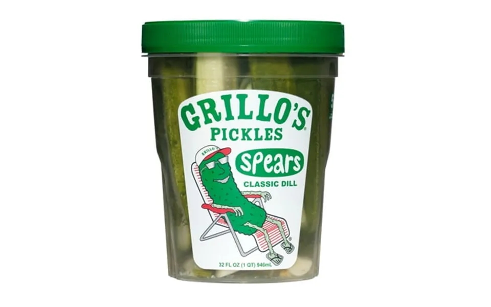 Grillo S Pickles Classic Dill Pickle Spears 32 Fl Oz Jar