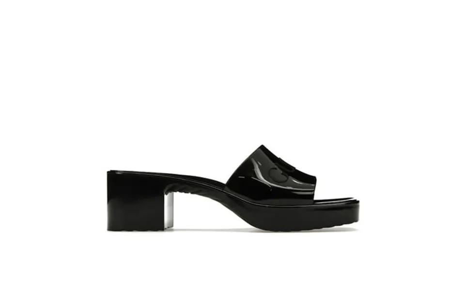 Gucci Women S 60mm Slide Sandal Black Rubber From Stockx