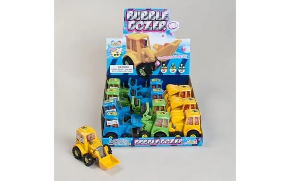 Gum Nugget Filled Truck Bubble Dozer 3asst In 12pc Cntr Disp Case Pack Of 144