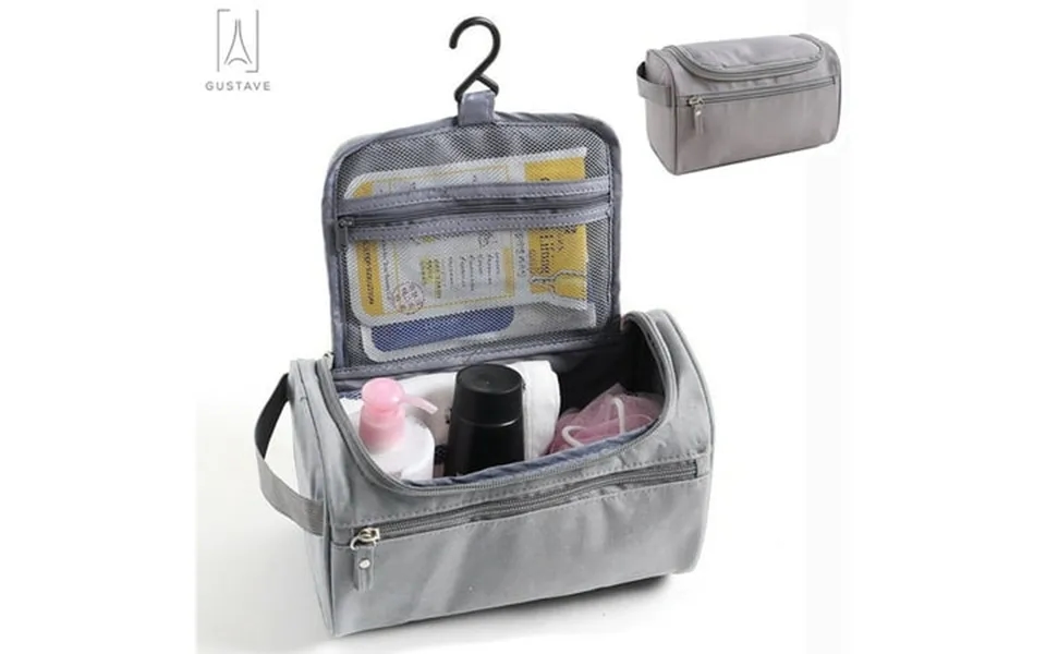 Gustave Toiletry Bag Travel Bag With Hanging Hook Water-resistant Makeup Cosmetic Bag Travel Organizer For Accessories S
