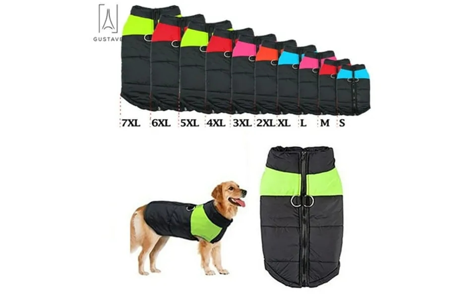 Gustave Waterproof Warm Dog Clothes For Winter Pet Coat Protection Down Jacket Pet Dog Vest For Small Dogs Up To 15lbs X