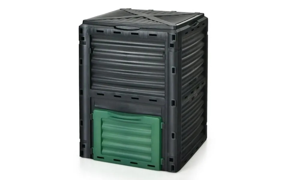 Gymax 80 Gallon Compost Bin Garden Waste Container Grass Food Trash Barrel Fertilizer