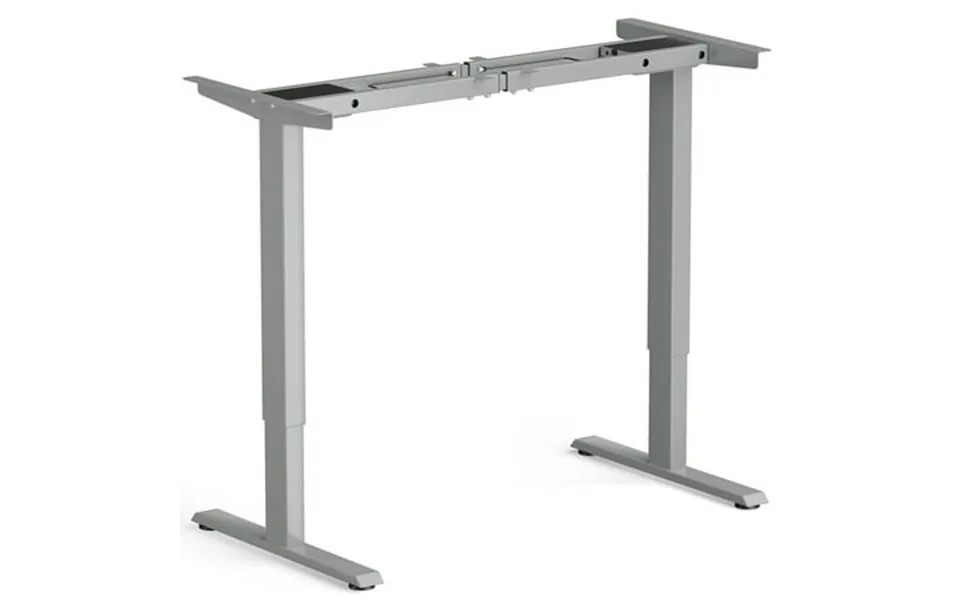 Gymax Dual-motor Stand Up Desk Frame Workstation Base W Adjustable Width & Height Grey