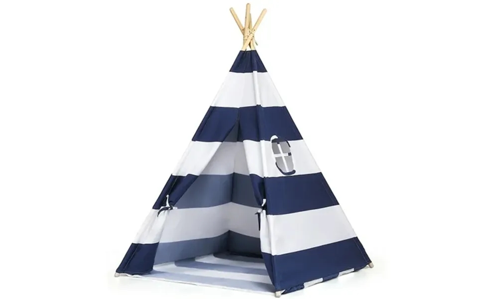 Gymax Portable Play Tent Teepee Children Playhouse Sleeping Dome W Carry Bag