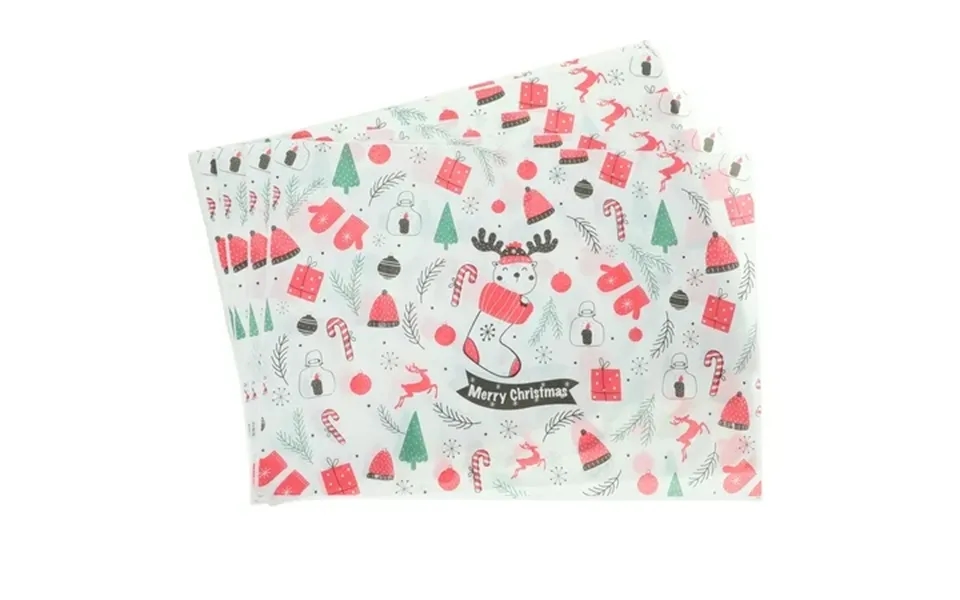 Gymnture 50 Christmas Wax Paper Sheets For Food Wrapping And Lining