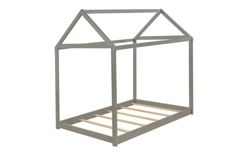 Gzxs Twin Size Wooden House Bed Gray New