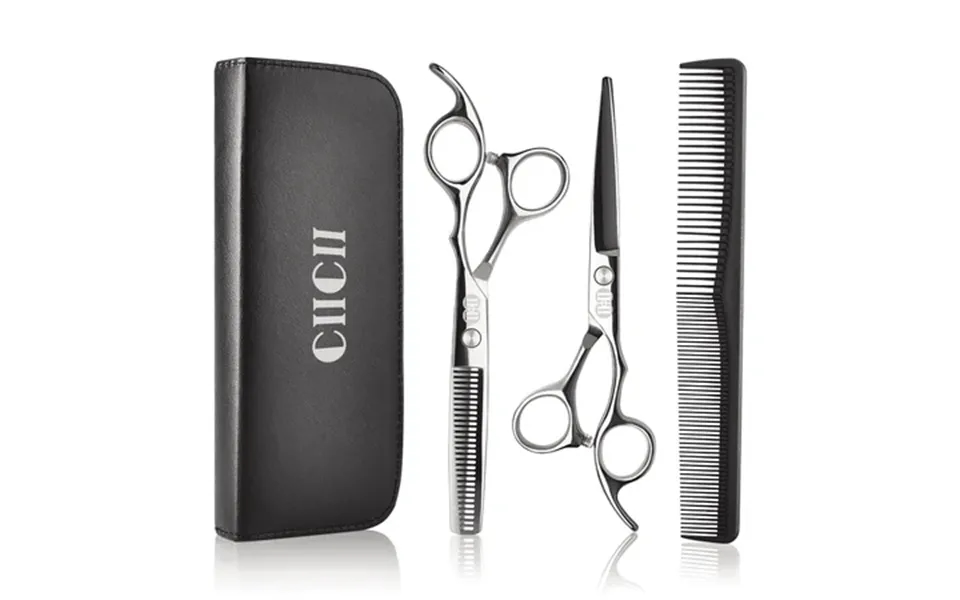 Hair Cutting Scissors Shears Thinning Set Ciicii 8 Pcs Professional Hairdressing Scissors Set-silver